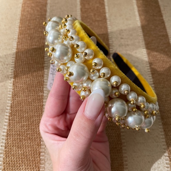 COPY - Free People Velvet Pearl Headband. Brand new - Picture 9 of 9
